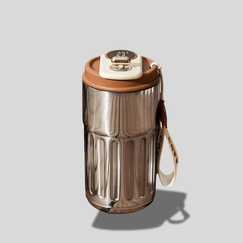 Intelligent Digital LED Temperature Display Coffee Cup Stainless Steel Thermo Bottle Keeps Cold and Heat Thermal Mug Sports Cup